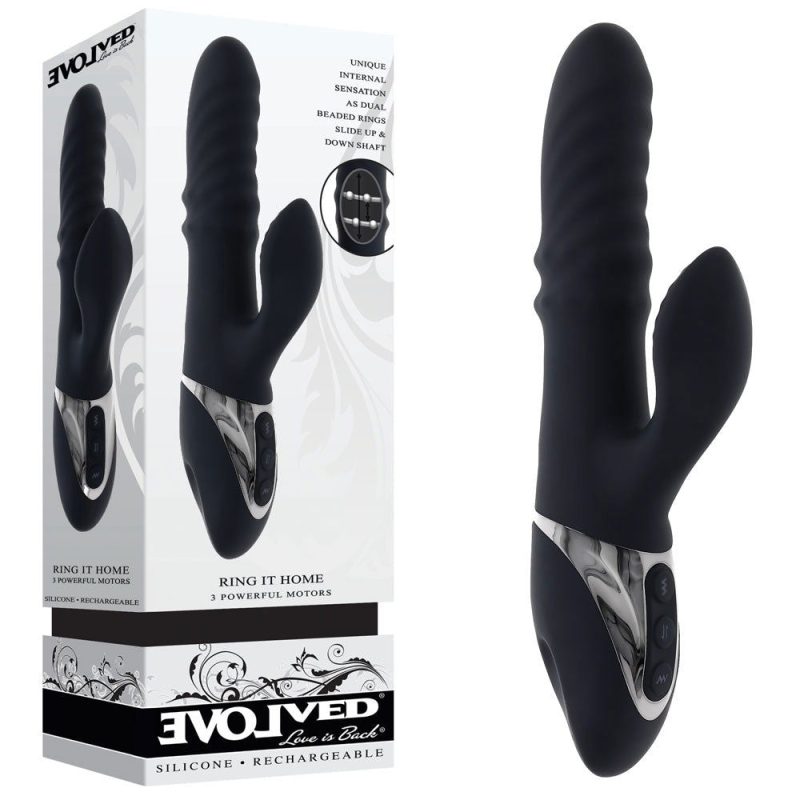 Evolved RING IT HOME Vibrator Black Shhh. 2270690