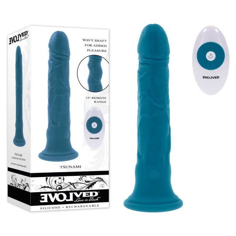 Evolved TSUNAMI 24cm Wave Motion Vibrator Shhh. 2271647