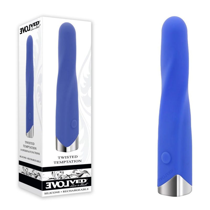 Evolved TWISTED TEMPTATION 12cm Soft Feel Bullet Vibe Shhh. 2271680