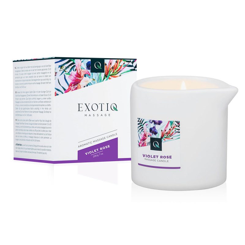 Exotiq Massage Candle Violet Rose 200g Shhh. 2271961