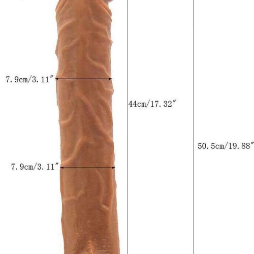 Extra large dildo with skin like feel 50cm Shhh. 2272042