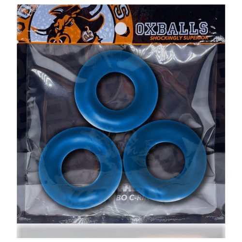 Fat Willy 3 Pc Jumbo Cockrings Space Blue Shhh. 2272850