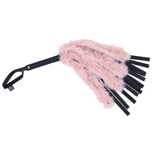 Faux Fur Flogger Black with Pink Shhh. 2272865