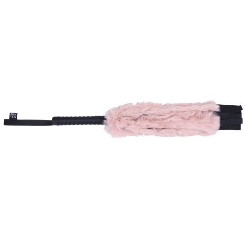 Faux Fur Flogger Black with Pink Shhh. 2272868