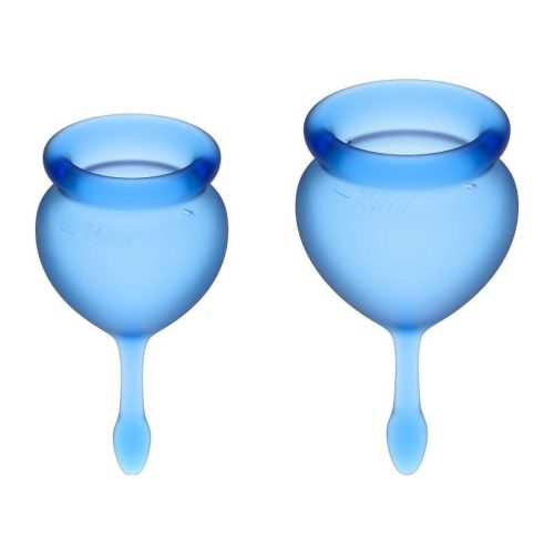 Feel Good Menstrual Cup Dark Blue 2pcs Shhh. 2272973