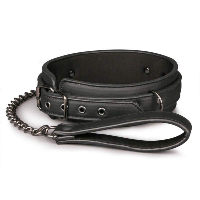 Fetish sub collar With Leash Shhh. 2274081