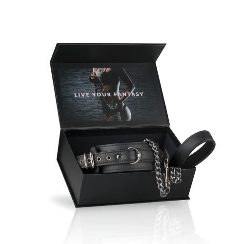 Fetish sub collar With Leash Shhh. 2274092