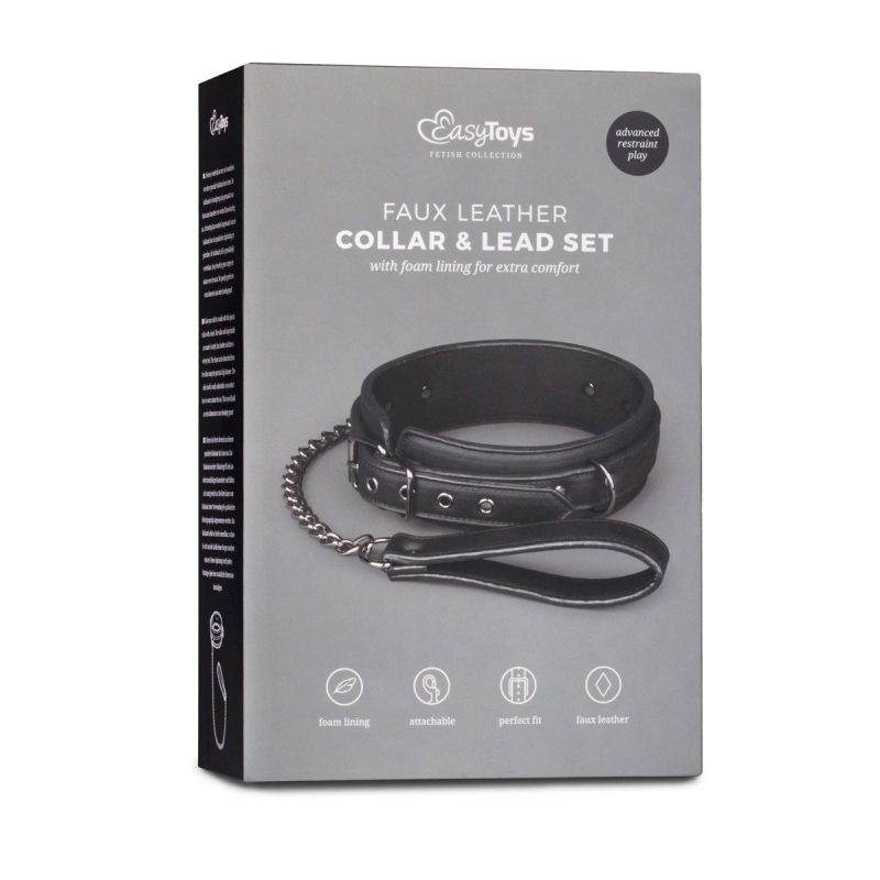 Fetish sub collar With Leash Shhh. 2274099