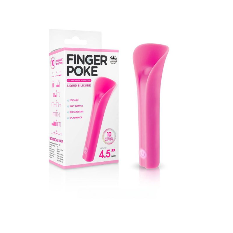 Finger Poke 11cm Rechargeable Stimulator Pink Shhh. 2274236