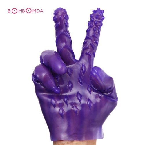 Fingering glove. Wearable dildo fingers 3 colours. Shhh. 2274274