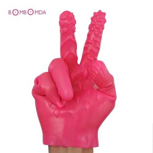 Fingering glove. Wearable dildo fingers 3 colours. Shhh. 2274285