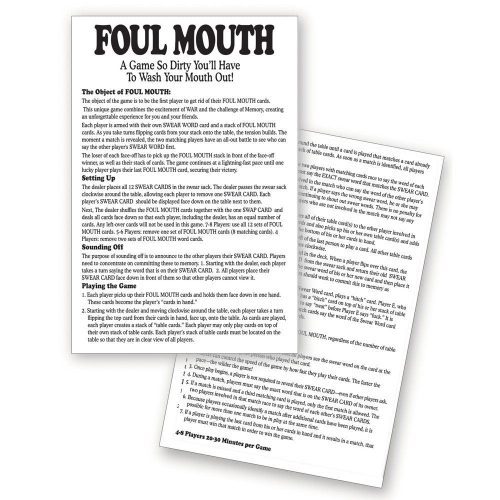 Foul Mouth card game Shhh. 2275121