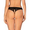 Chemeris Crotchless Panties Black - M/L - Shhh...