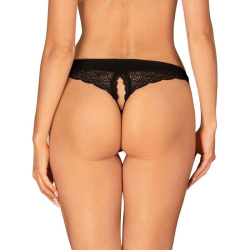 Chemeris Crotchless Panties Black - M/L - Shhh...