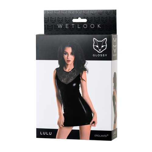 eng pl Wetlook black dress LULU 160707 4