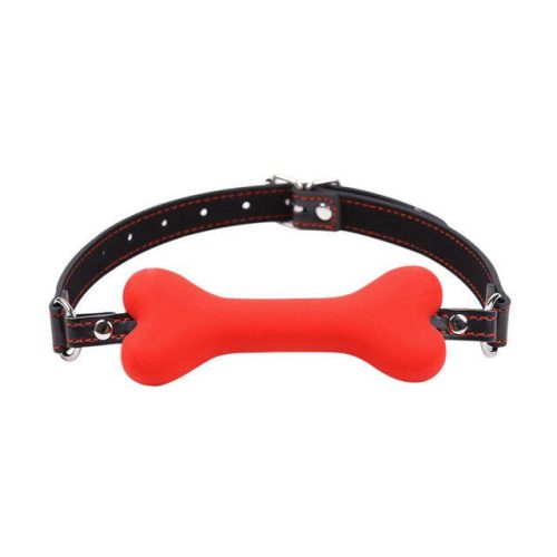 Bone gag BLACK for puppy play &/or BDSM - Shhh...